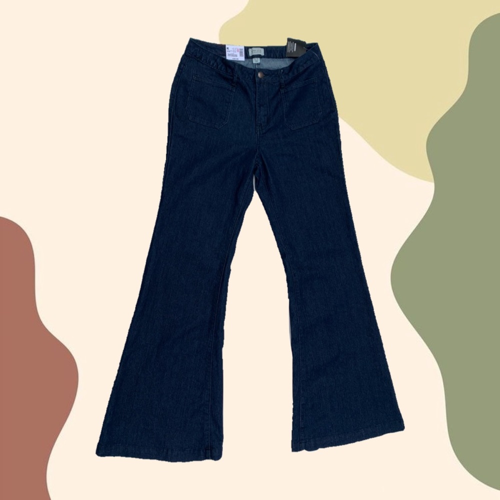 New With Tag Adam Levine Flare Leg Mid Rise Jeans